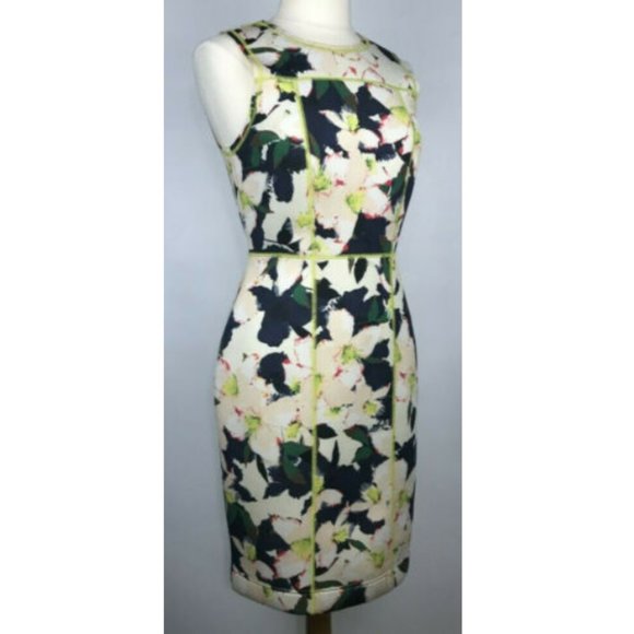J Crew Floral Cove Surf Neoprene Shift Dress - Picture 2 of 7